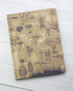 Cognitive Surplus Mushroom Notebook - Hardcover | Dot Grid Journal* The Hypothesis | Kitchen Science