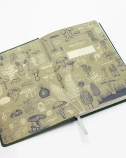 Cognitive Surplus Mushrooms A5 Hardcover Notebook - Dotted Lines | * The Abstract | Kitchen Science