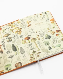 Cognitive Surplus Mushrooms A5 Hardcover Notebook - Dotted Lines | * The Abstract | Kitchen Science