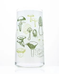 Cognitive Surplus Mushrooms Drinking Glass – Tumbler Glass | * Drinking Glasses | Botany
