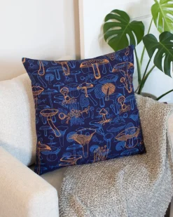Cognitive Surplus Mushrooms Pillow Cover* Pillow Covers | Kitchen Science