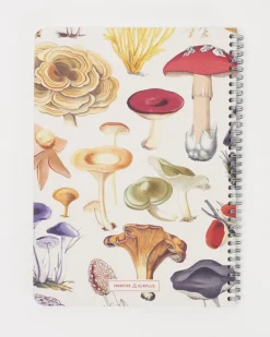 Cognitive Surplus Mushrooms Spiral Notebook | * The Helix | Botany