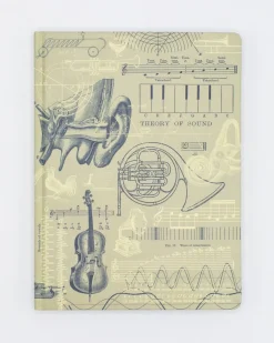 Cognitive Surplus Music, Sound & Hearing Notebook - Hardcover | Physics Gift* The Hypothesis | Physics