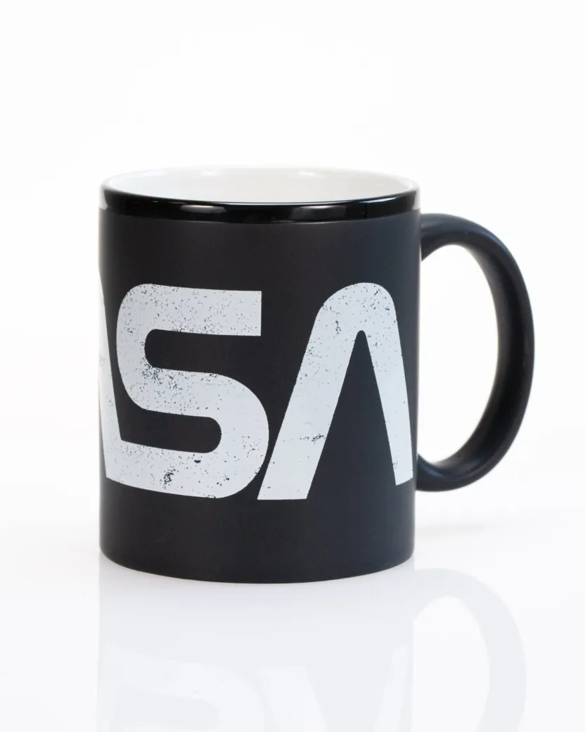 Cognitive Surplus NASA Worm Logotype Ceramic Mug | Astronomy Gift | * Mugs | Physics