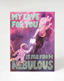Cognitive Surplus Nebulous Love Card - Astronomy Valentine | * Greeting Cards