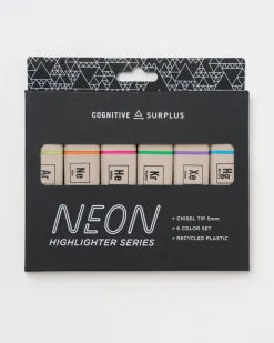 Cognitive Surplus Neon Highlighters (Pack of 6)* Pens | Chemistry