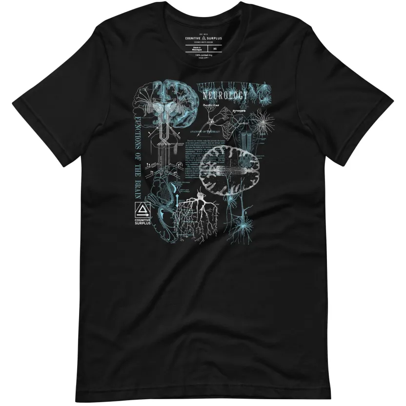 Cognitive Surplus Neurology Graphic Tee* Unisex Graphic Tees | Medicine