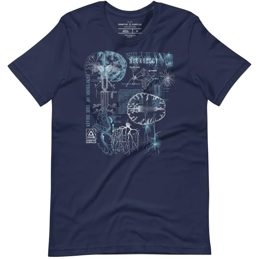 Cognitive Surplus Neurology Graphic Tee* Unisex Graphic Tees | Medicine