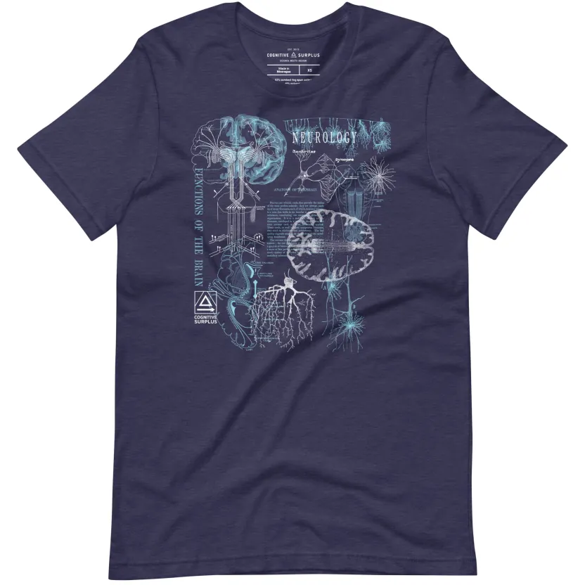 Cognitive Surplus Neurology Graphic Tee* Unisex Graphic Tees | Medicine