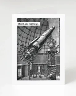 Cognitive Surplus Never Stop Exploring Card - Astronomy Greeting Card | * Greeting Cards | Astronomy
