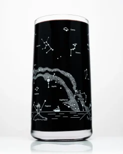 Cognitive Surplus Night Sky Drinking Glass - Star Chart Tumbler | * Drinking Glasses | Astronomy