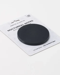 Cognitive Surplus Nocturnal Notes - Sticky Pad | * Black Paper Notebooks | Notepads