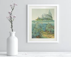 Cognitive Surplus Ocean Regions Scientific Illustration Museum Print* Wall Art | Geology + Earth Science