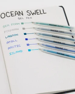 Cognitive Surplus Ocean Swell Gel Pens (Pack of 6)* Pens | Marine Biology