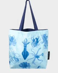 Cognitive Surplus Octopus + Squid Tote Bag | Reversible Kraken Tote* Tote Bags | Marine Biology