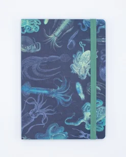 Cognitive Surplus Octopus A5 Notebook - Kraken Journal- Dotted Lines | * The Analysis | Marine Biology