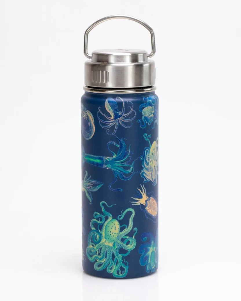 Cognitive Surplus Octopus & Squid Stainless Steel Travel Mug | * Travel Mugs | Water Bottles
