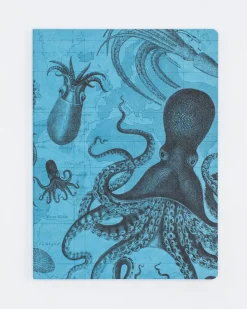 Cognitive Surplus Octopus Print Softcover Notebook | Recycled Notebook* The Experiment | Marine Biology