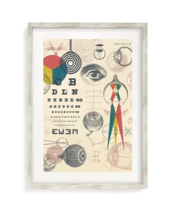 Cognitive Surplus Optics & Sight Scientific Illustration Museum Print* Wall Art | Physics
