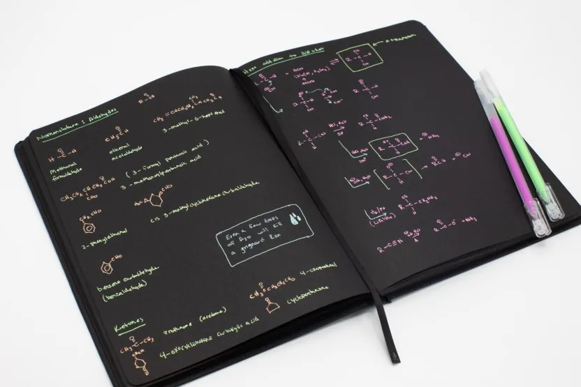 Cognitive Surplus Paris at Night Dark Matter Notebook* Black Paper Notebooks | The Dark Matter