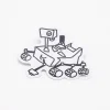 Cognitive Surplus Perseverence Mars Rover Doodle Sticker* Stickers | Astronomy