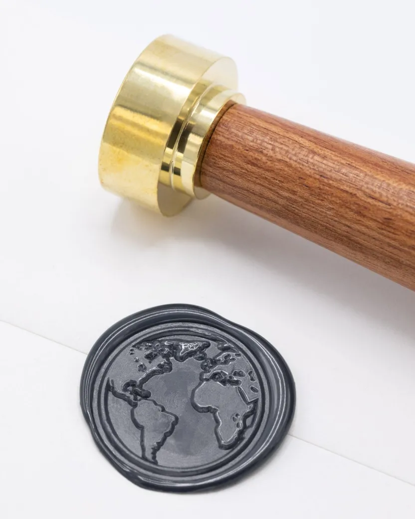 Cognitive Surplus Planet Earth Wax Seal | * Wax Stamps | Geology + Earth Science