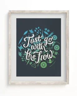 Cognitive Surplus Plankton Go With the Flow Museum Print* Wall Art | Marine Biology