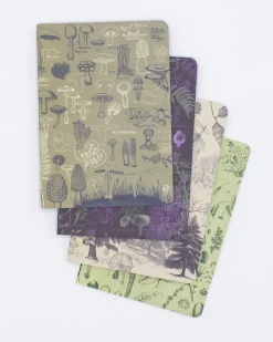 Cognitive Surplus Plants + Fungi Pocket Notebooks Set of 4* The Research | Kitchen Science