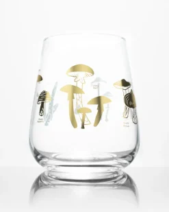 Cognitive Surplus Poisonous Mushrooms Wine Glass | * Wine Glasses | Botany