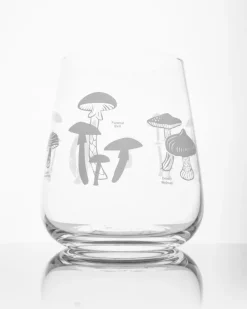 Cognitive Surplus Poisonous Mushrooms Wine Glass | * Wine Glasses | Botany