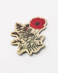 Cognitive Surplus Poppy Flower Magnet* Magnets | Botany