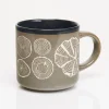 Cognitive Surplus Pressed Leaves Mug - Hand Carved | * Mugs | Botany