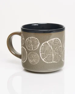 Cognitive Surplus Pressed Leaves Mug - Hand Carved | * Mugs | Botany