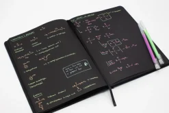 Cognitive Surplus Ready to Launch Dark Matter Notebook* Black Paper Notebooks | The Dark Matter