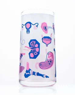Cognitive Surplus Retro Anatomy Drinking Glass – Tumbler Glass | * Drinking Glasses | Medicine
