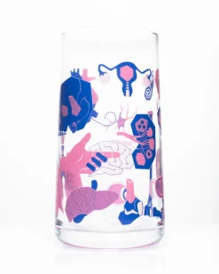 Cognitive Surplus Retro Anatomy Drinking Glass – Tumbler Glass | * Drinking Glasses | Medicine