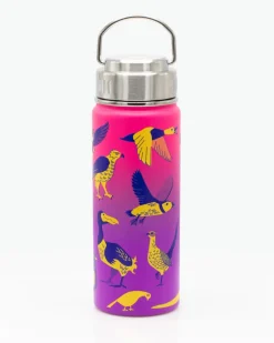 Cognitive Surplus Retro Birds 18 oz Stainless Steel Water Bottle / Travel Mug | * Travel Mugs | Water Bottles