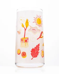 Cognitive Surplus Retro Botany Drinking Glass – Tumbler Glass | * Drinking Glasses | Botany