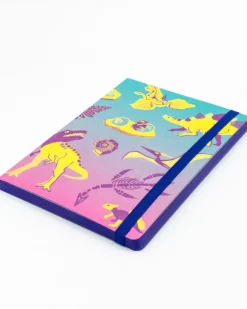 Cognitive Surplus Retro Dinosaur A5 Notebook - Paleontology - Dotted Lines | * The Analysis | Paleontology