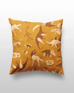 Cognitive Surplus Retro Dinosaur Pillow Cover* Pillow Covers | Paleontology