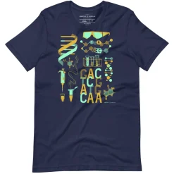Cognitive Surplus Retro DNA Graphic Tee* Unisex Graphic Tees | Microbiology