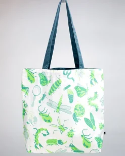 Cognitive Surplus Retro Insect Print Tote Bag | Reversible Tote* Tote Bags | Entomology