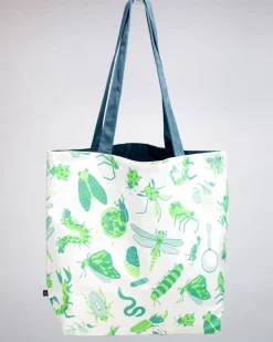 Cognitive Surplus Retro Insect Print Tote Bag | Reversible Tote* Tote Bags | Entomology