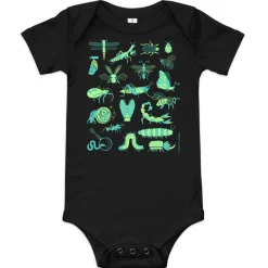Cognitive Surplus Retro Insects Baby Bodysuit* Baby Bodysuits | Entomology