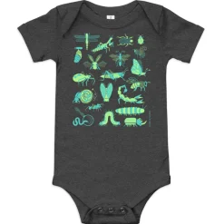 Cognitive Surplus Retro Insects Baby Bodysuit* Baby Bodysuits | Entomology