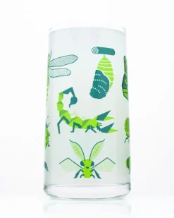 Cognitive Surplus Retro Insects Drinking Glass - Entomology Tumbler | * Drinking Glasses | Entomology
