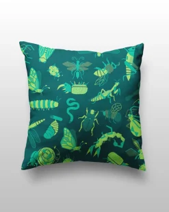 Cognitive Surplus Retro Insects Pillow Cover* Pillow Covers | Entomology