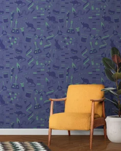 Cognitive Surplus Retro Lab Science Wallpaper* Wallpaper | Microbiology