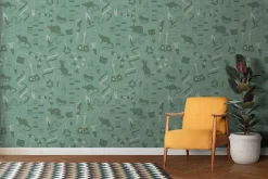 Cognitive Surplus Retro Lab Science Wallpaper* Wallpaper | Microbiology