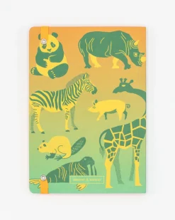 Cognitive Surplus Retro Mammals A5 Notebook - Dotted Lines | * The Analysis | Veterinary Science